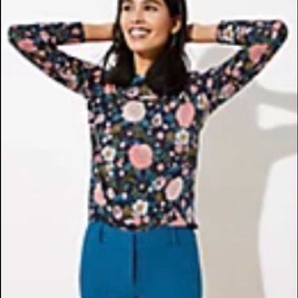 Loft floral sweater